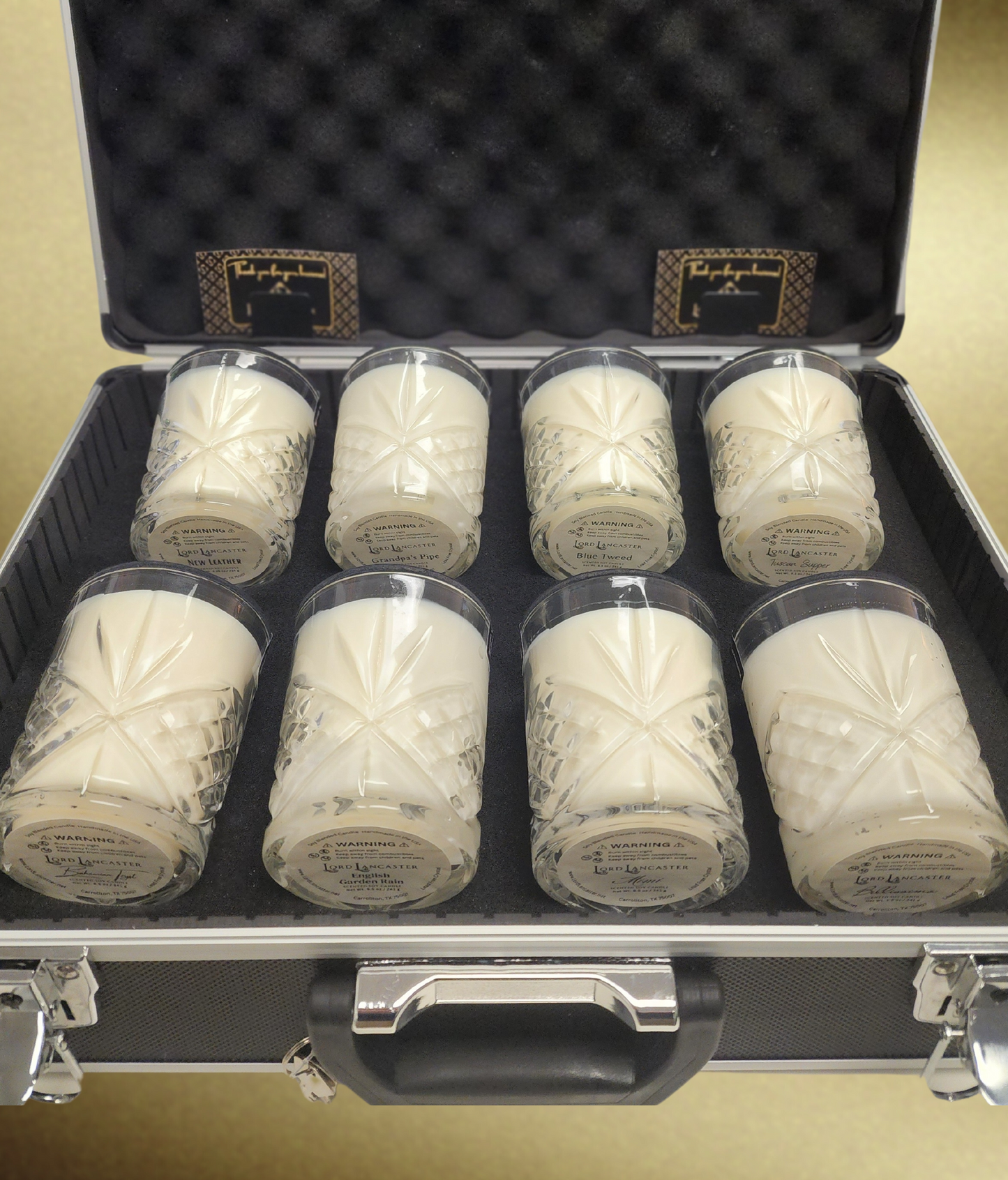 Lord Lancaster™ Luxury Candle Display and Travel Case